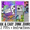 Whimsical Junk Journal Kit with Mental Health Sentiments - Image 6